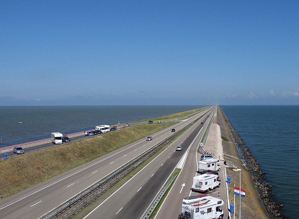Afsluitdijk in the Netherlands