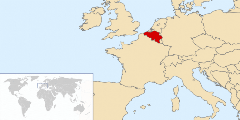 Belgium On The World Map 768x384 