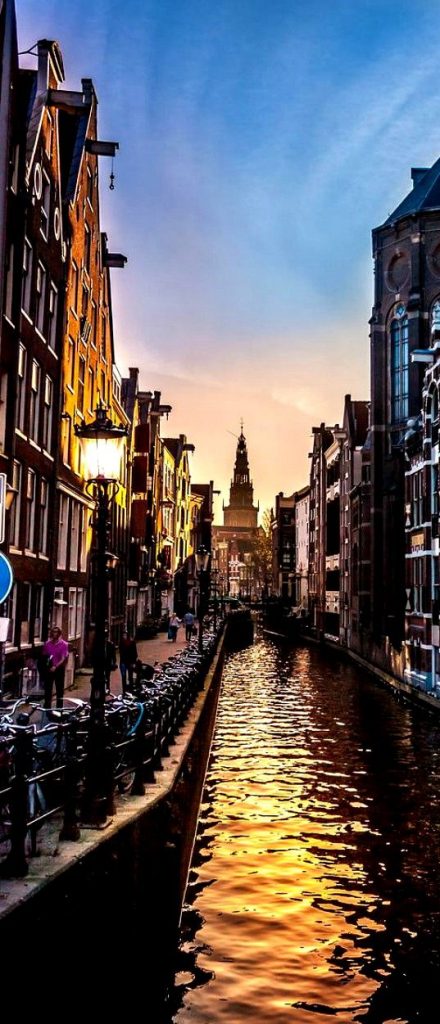 Amsterdam - A beautiful sunset