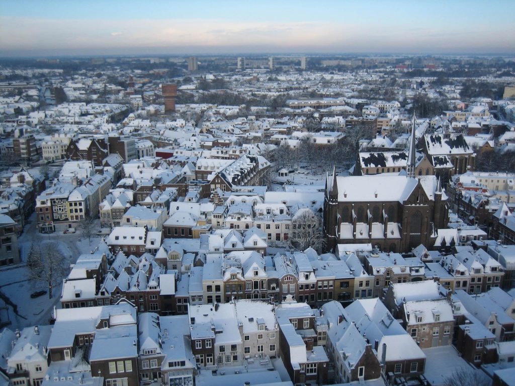 View on Utrecht from the Domtower