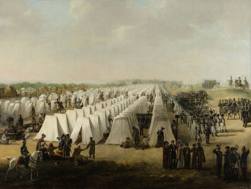 The army camp at Rijen. Netherlands, c. 1831