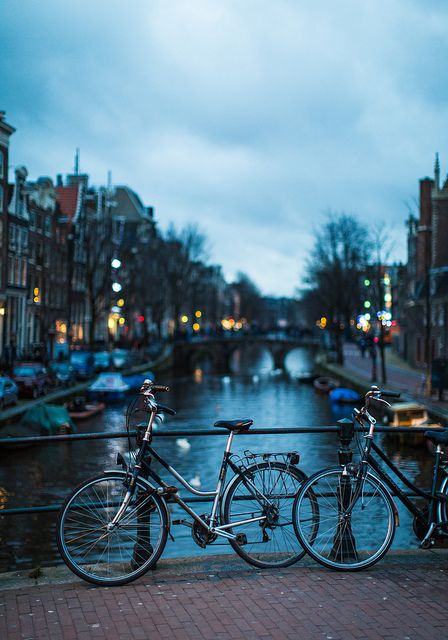 Amsterdam - Bikes and Canal